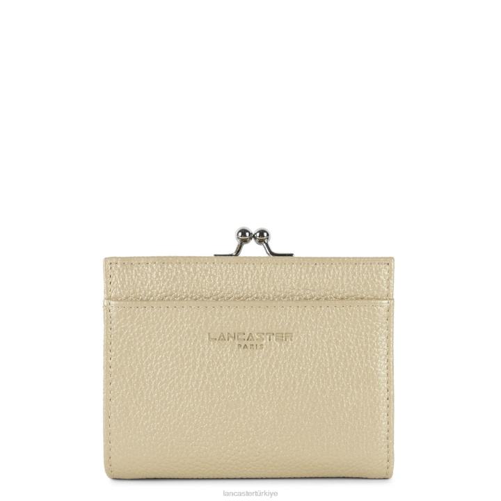 kadınlar bozuk para cüzdanı foulonne pm Şampanya Lancaster Paris aksesuar H0LP4843