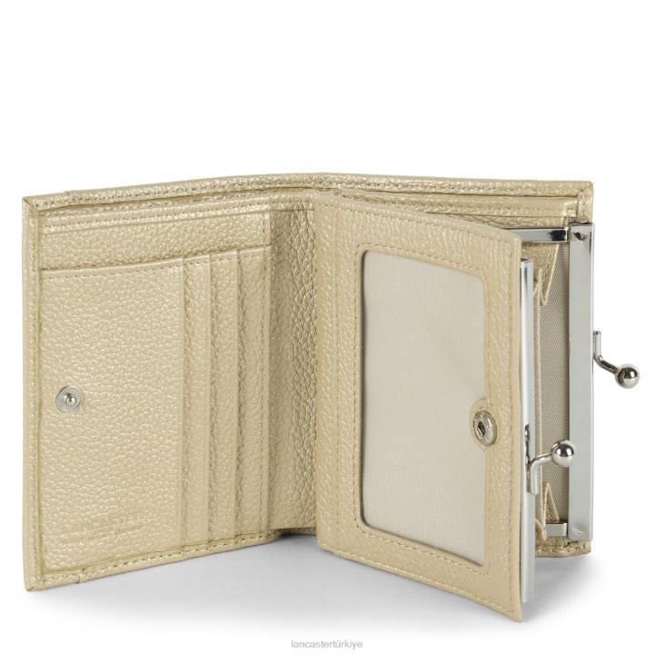 kadınlar bozuk para cüzdanı foulonne pm Şampanya Lancaster Paris aksesuar H0LP4843