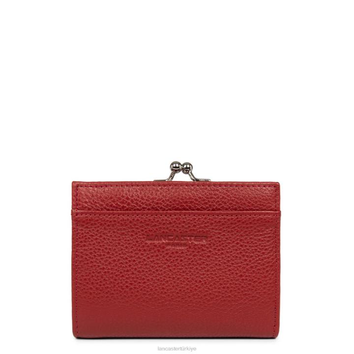 kadınlar bozuk para cüzdanı foulonne pm kırmızı Lancaster Paris aksesuar H0LP4842