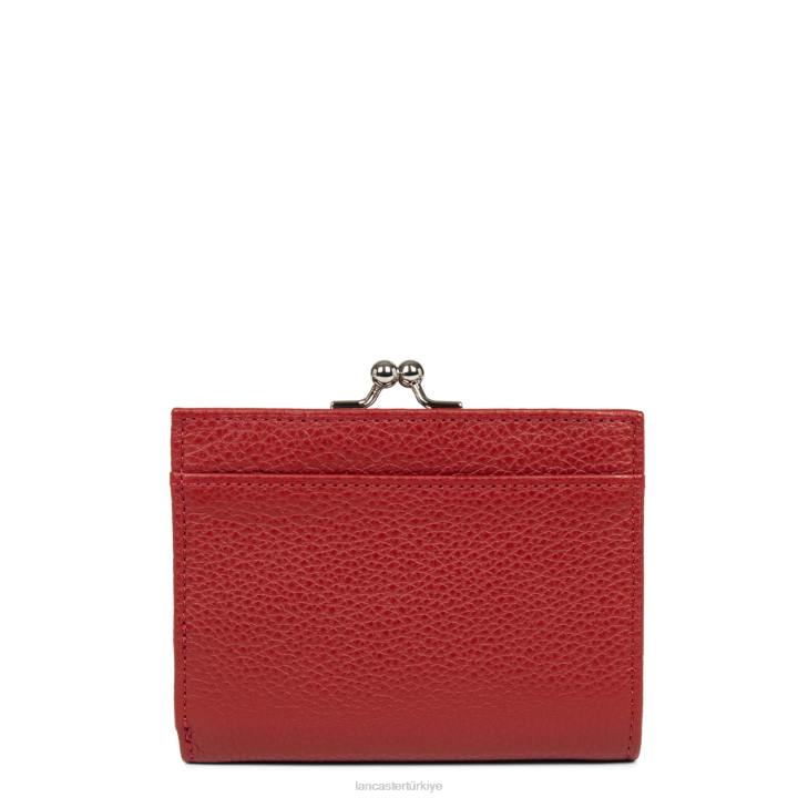kadınlar bozuk para cüzdanı foulonne pm kırmızı Lancaster Paris aksesuar H0LP4842