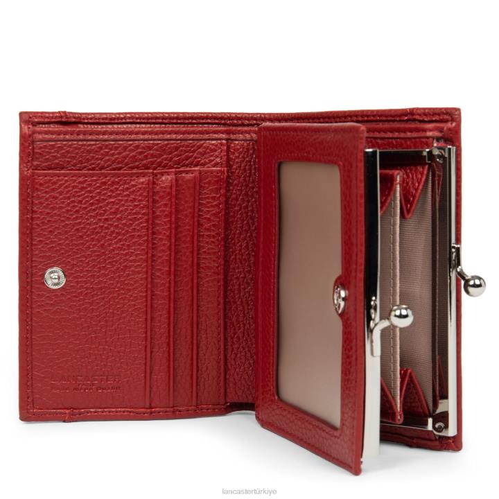 kadınlar bozuk para cüzdanı foulonne pm kırmızı Lancaster Paris aksesuar H0LP4842