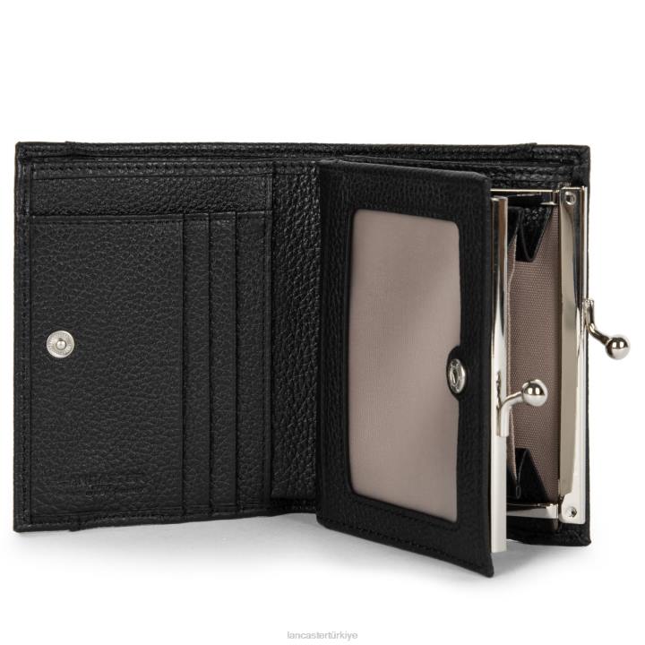 kadınlar bozuk para cüzdanı foulonne pm kara Lancaster Paris aksesuar H0LP4836