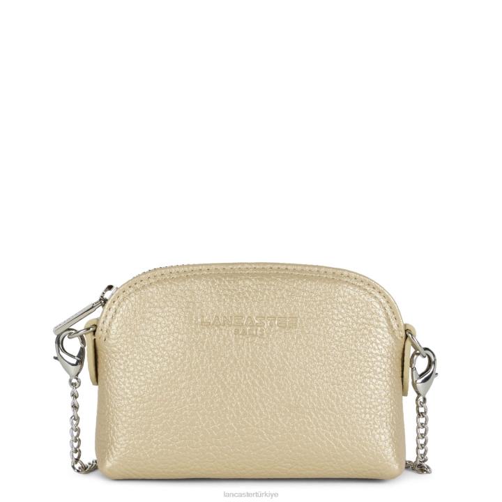 kadınlar küçük bozuk para cüzdanı foulonne pm Şampanya Lancaster Paris aksesuar H0LP4826