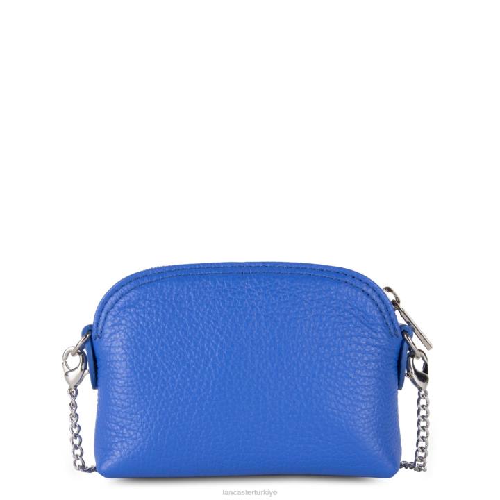 kadınlar küçük bozuk para cüzdanı foulonne pm bleu roi Lancaster Paris aksesuar H0LP4815