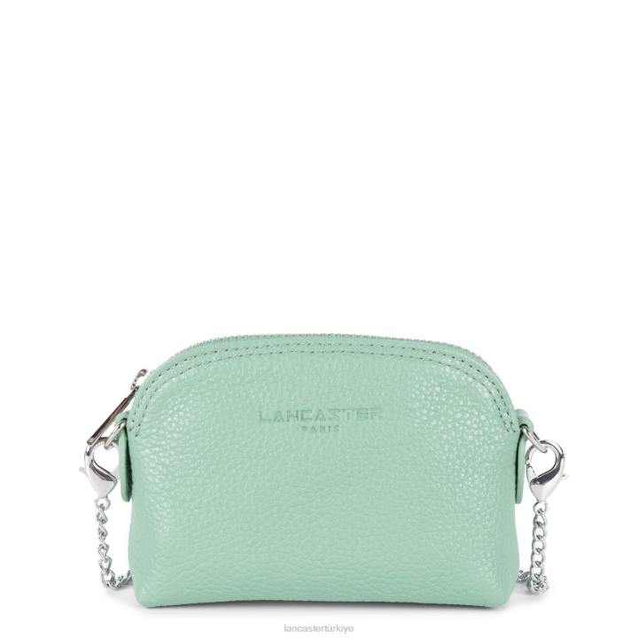 kadınlar küçük bozuk para cüzdanı foulonne pm dikey gris Lancaster Paris aksesuar H0LP4827