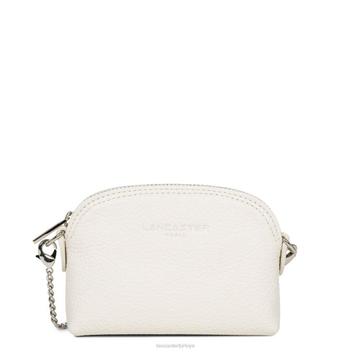 kadınlar küçük bozuk para cüzdanı foulonne pm ekru Lancaster Paris aksesuar H0LP4820