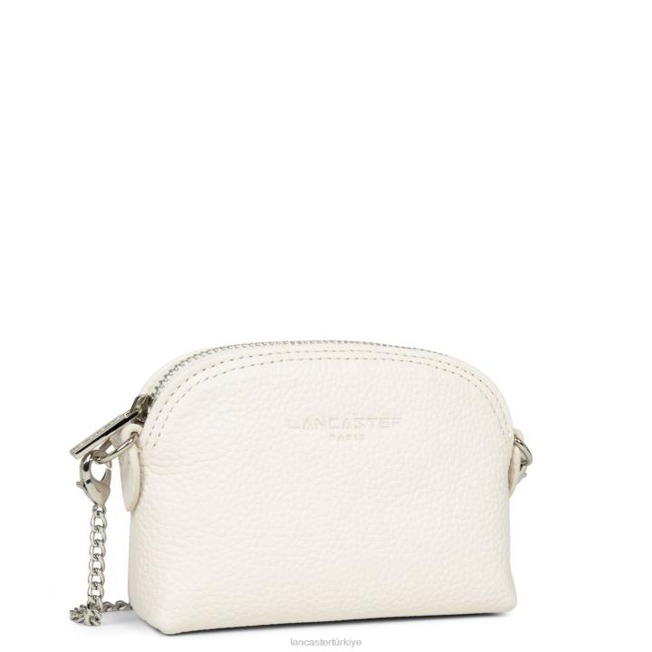 kadınlar küçük bozuk para cüzdanı foulonne pm ekru Lancaster Paris aksesuar H0LP4820