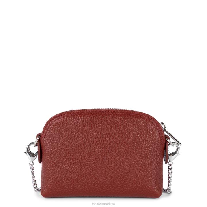 kadınlar küçük bozuk para cüzdanı foulonne pm kırmızı Lancaster Paris aksesuar H0LP4828