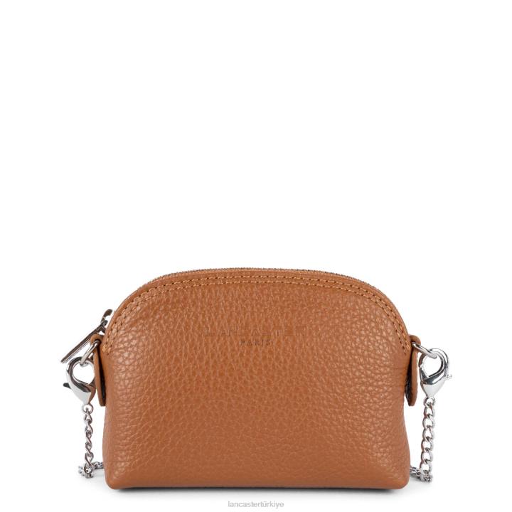 kadınlar küçük bozuk para cüzdanı foulonne pm karamel Lancaster Paris aksesuar H0LP4830