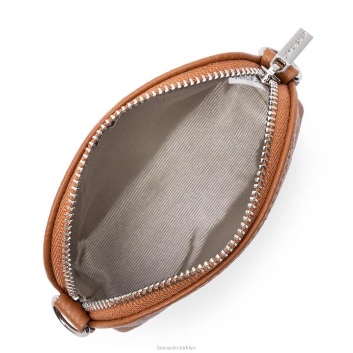 kadınlar küçük bozuk para cüzdanı foulonne pm karamel Lancaster Paris aksesuar H0LP4830