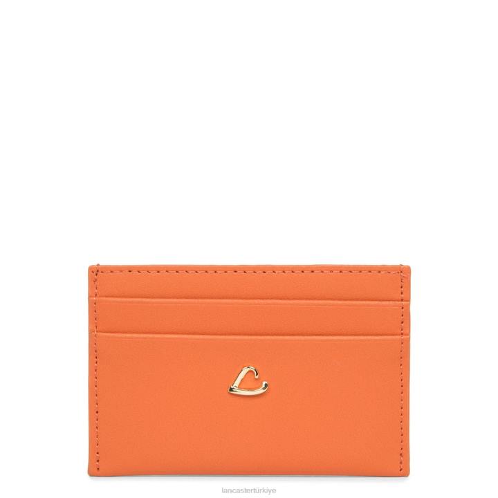 kadınlar kart sahibi şehir felsefesi turuncu Lancaster Paris aksesuar H0LP4709