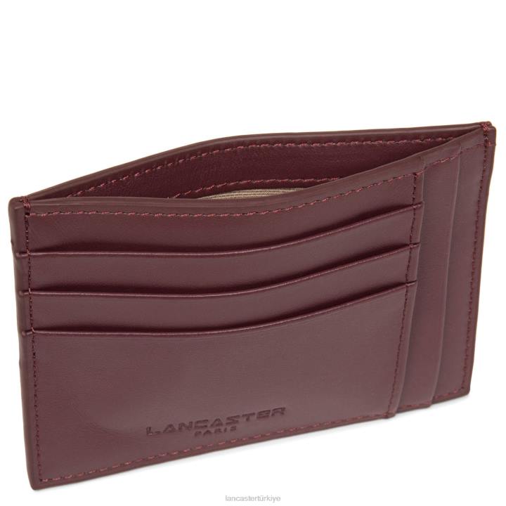 kadınlar kart sahibi parisienne pm bordo Lancaster Paris aksesuar H0LP4760