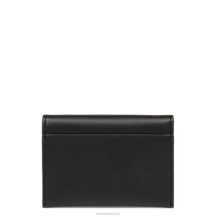 kadınlar kart sahibi parisienne pm kara Lancaster Paris aksesuar H0LP4758