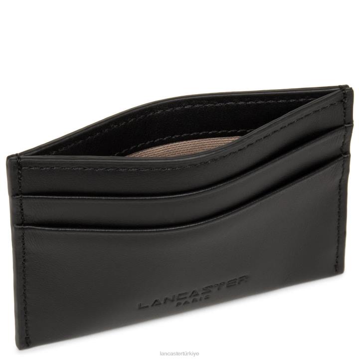 kadınlar kart sahibi parisienne pm kara Lancaster Paris aksesuar H0LP4762