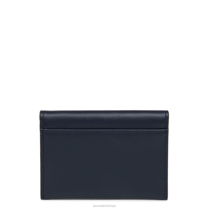 kadınlar kart sahibi parisienne pm mavi fonce Lancaster Paris aksesuar H0LP4755
