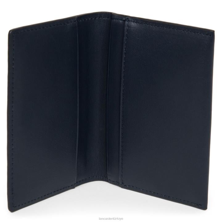 kadınlar kart sahibi parisienne pm mavi fonce Lancaster Paris aksesuar H0LP4755