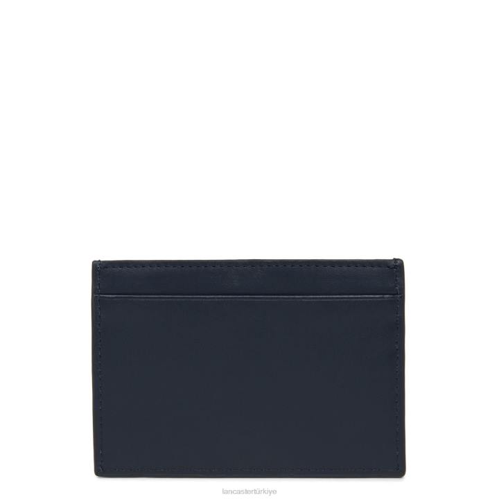 kadınlar kart sahibi parisienne pm mavi fonce Lancaster Paris aksesuar H0LP4766