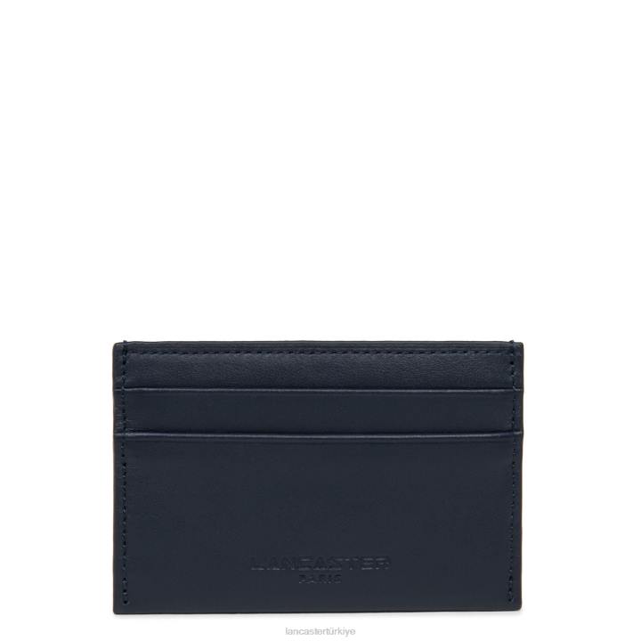 kadınlar kart sahibi parisienne pm mavi fonce Lancaster Paris aksesuar H0LP4769