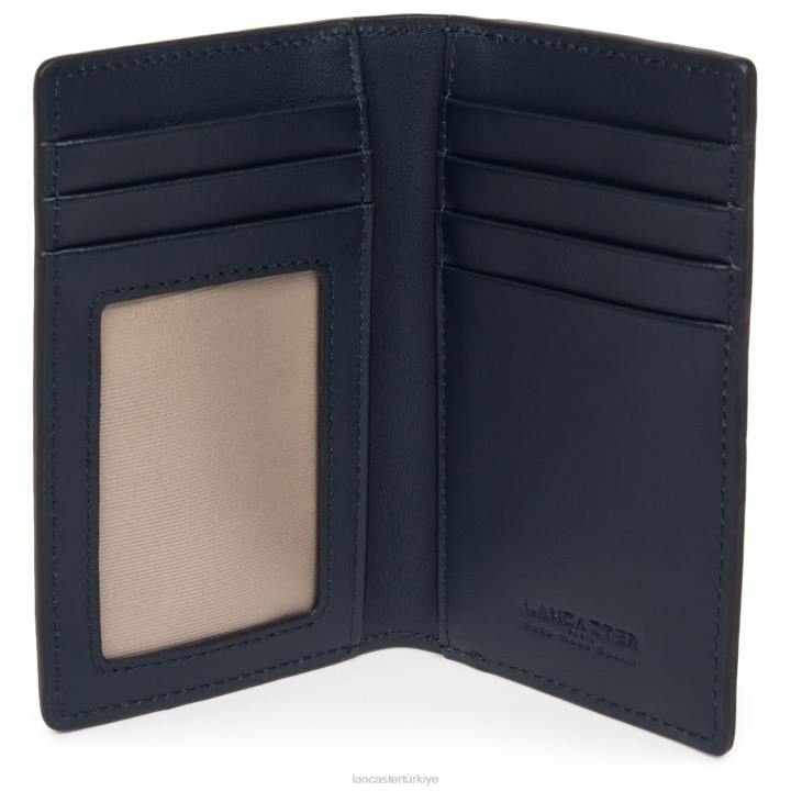kadınlar kart sahibi parisienne pm mavi fonce Lancaster Paris aksesuar H0LP4785