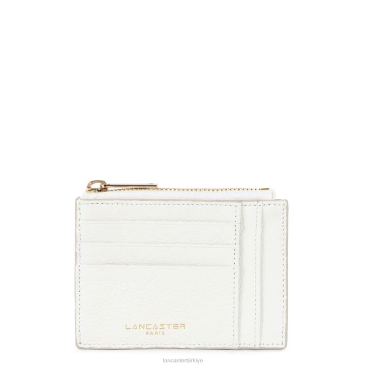 kadınlar kart sahibinin kumul beyaz kasa Lancaster Paris aksesuar H0LP837
