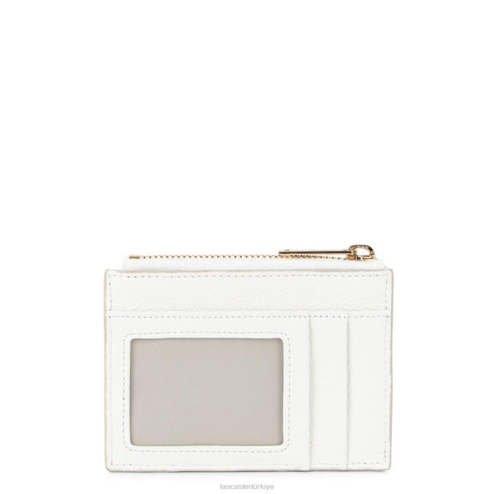 kadınlar kart sahibinin kumul beyaz kasa Lancaster Paris aksesuar H0LP837
