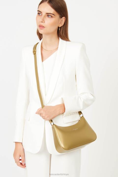 kadınlar çapraz çanta altın antika Lancaster Paris çanta H0LP396