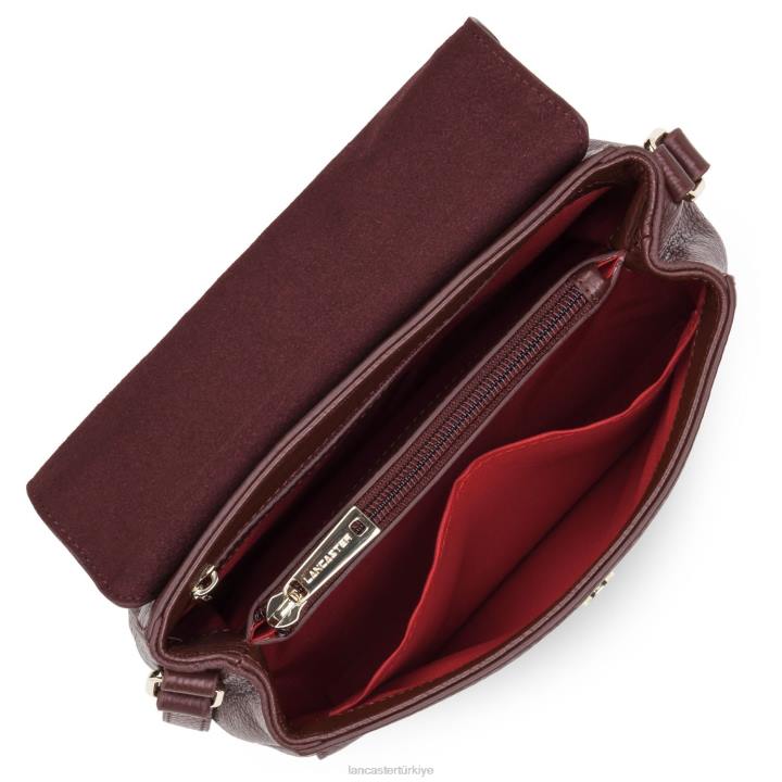 kadınlar çapraz çanta bordo Lancaster Paris çanta H0LP590