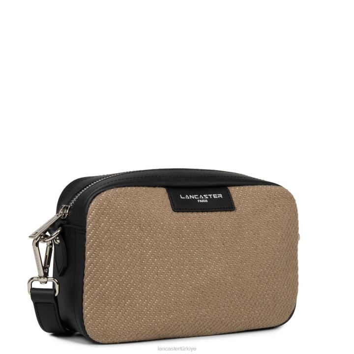 kadınlar çapraz çanta gerçek midi-pirenler kara Lancaster Paris çanta H0LP2132