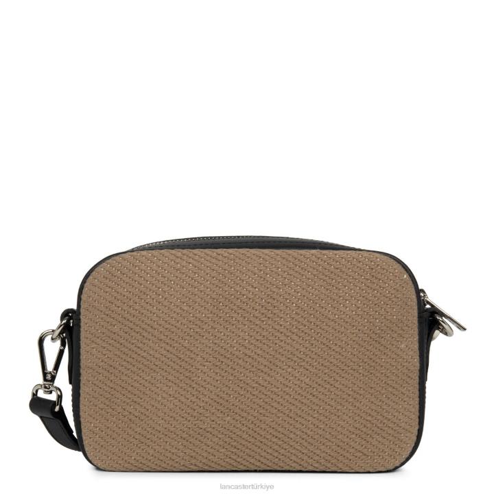 kadınlar çapraz çanta gerçek midi-pirenler kara Lancaster Paris çanta H0LP2132