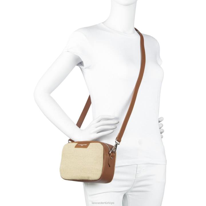 kadınlar çapraz çanta gerçek midi-pirenler kara Lancaster Paris çanta H0LP2132