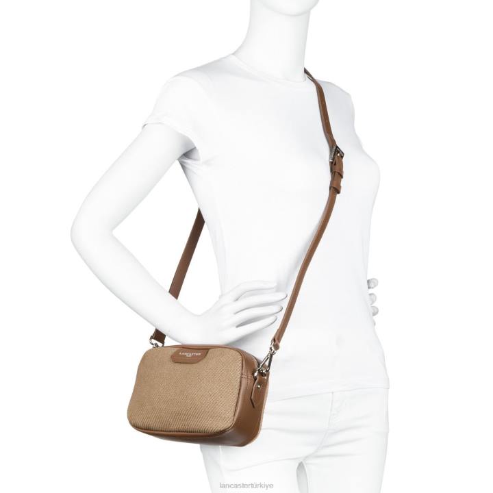 kadınlar çapraz çanta gerçek midi-pirenler noir-çıplak Lancaster Paris çanta H0LP2129