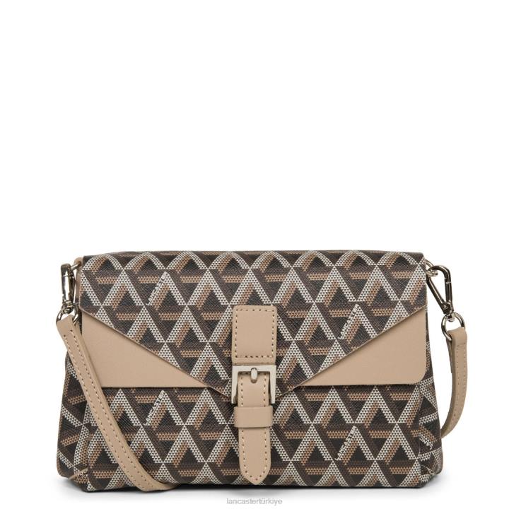 kadınlar çapraz çanta ikonu kestane rengi çıplak Lancaster Paris çanta H0LP2060