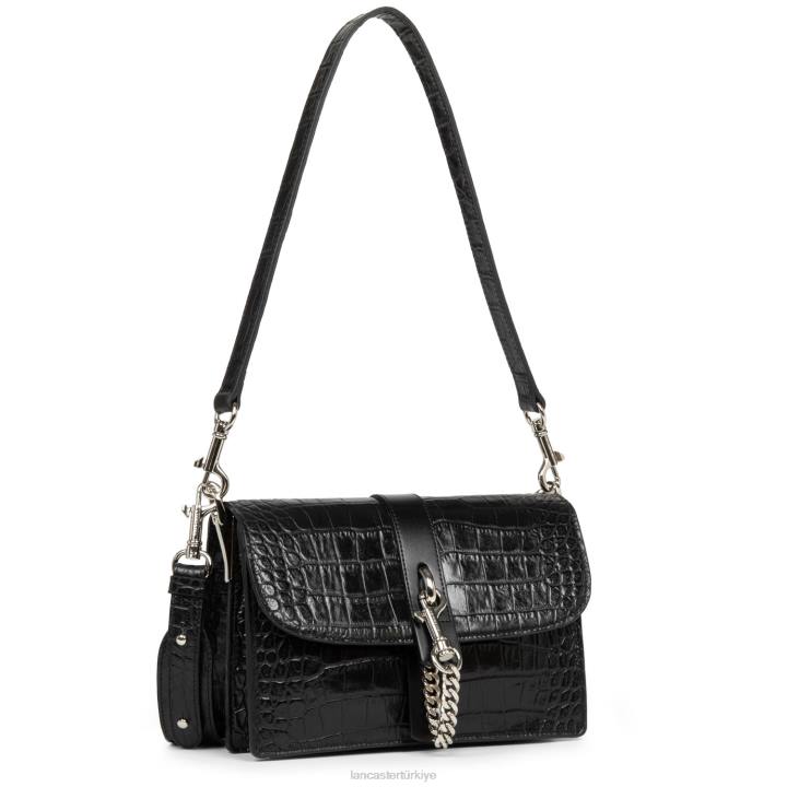 kadınlar çapraz çanta jodie noir-argent Lancaster Paris çanta H0LP489