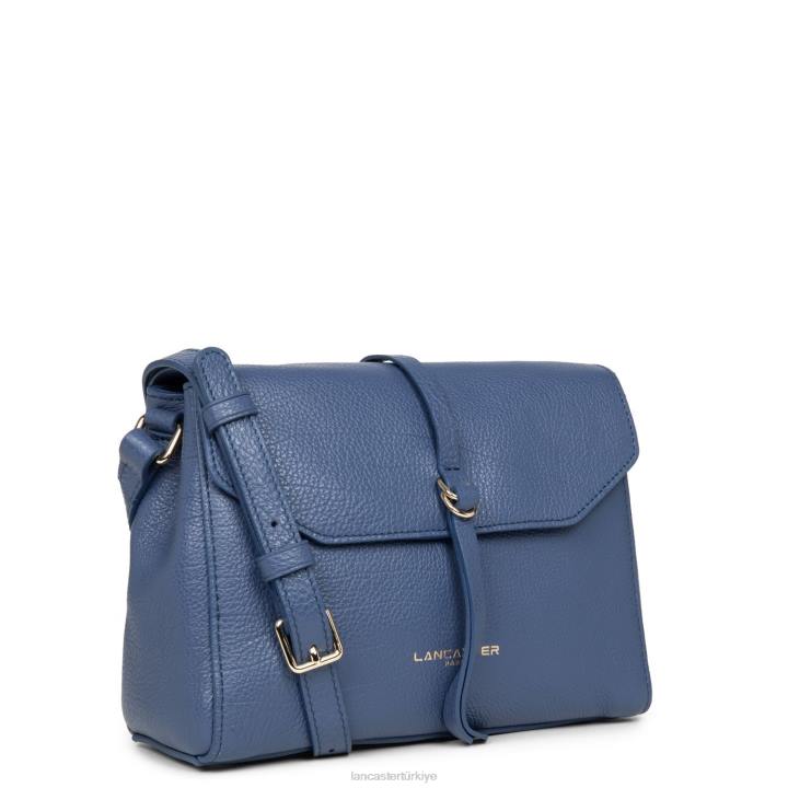 kadınlar çapraz çanta mavi kot Lancaster Paris çanta H0LP594