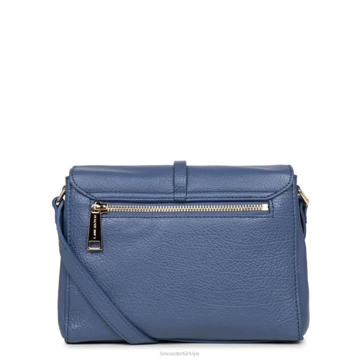 kadınlar çapraz çanta mavi kot Lancaster Paris çanta H0LP594