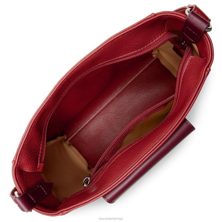 kadınlar çapraz çanta maya carmin-framboise-pourpre Lancaster Paris çanta H0LP1885