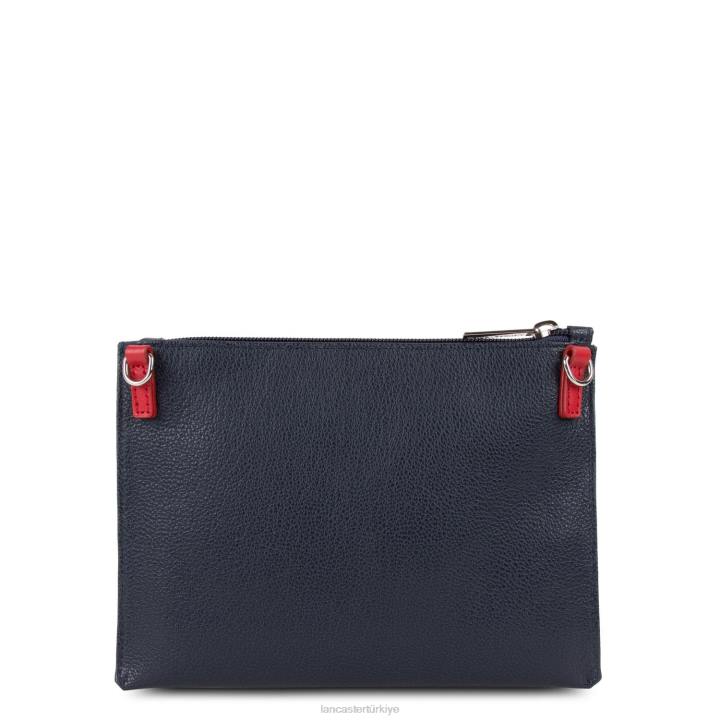 kadınlar çapraz çanta maya yeni bleu fonce-ekru-rouge Lancaster Paris çanta H0LP2320