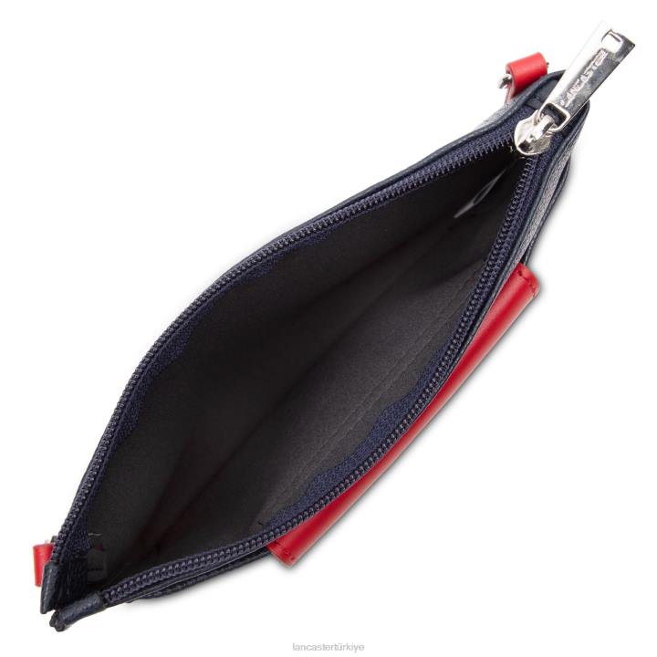 kadınlar çapraz çanta maya yeni bleu fonce-ekru-rouge Lancaster Paris çanta H0LP2320