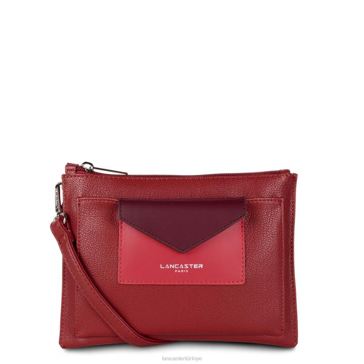kadınlar çapraz çanta maya yeni carmin-framboise-pourpre Lancaster Paris çanta H0LP2327