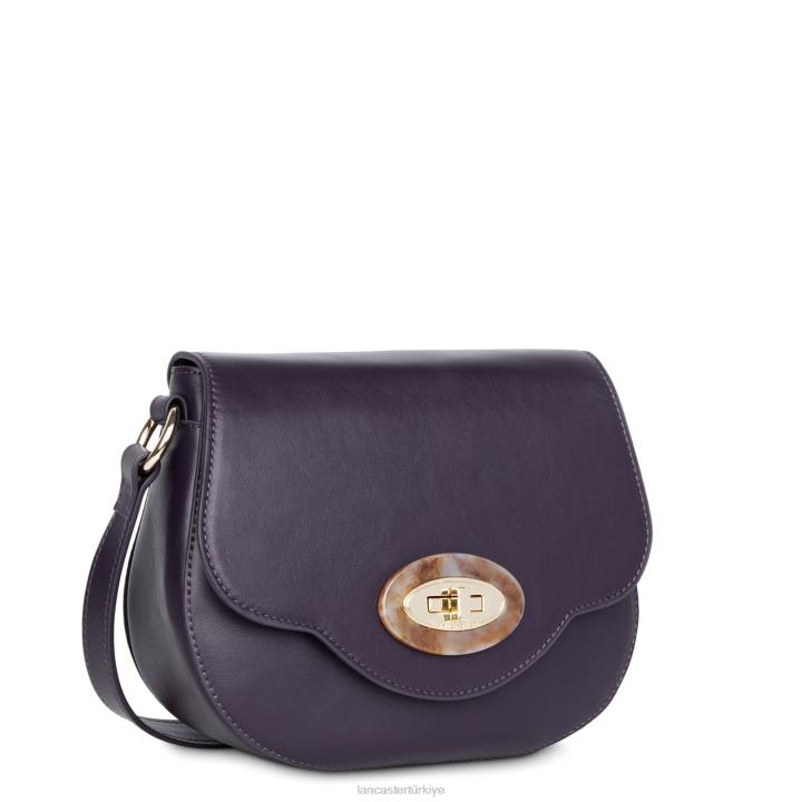 kadınlar çapraz çanta mermer dokunuşu menekşe Lancaster Paris çanta H0LP2065