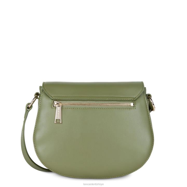 kadınlar çapraz çanta mermer dokunuşu zeytin Lancaster Paris çanta H0LP2063