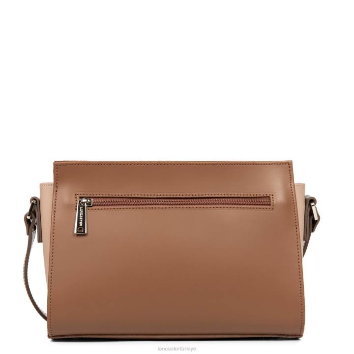 kadınlar çapraz çanta pürüzsüz vison-çıplak fonce-marron Lancaster Paris çanta H0LP777