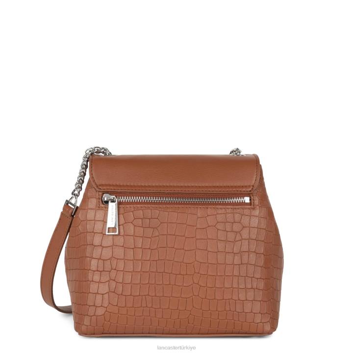 kadınlar çapraz çanta pia konyak timsahı Lancaster Paris çanta H0LP545