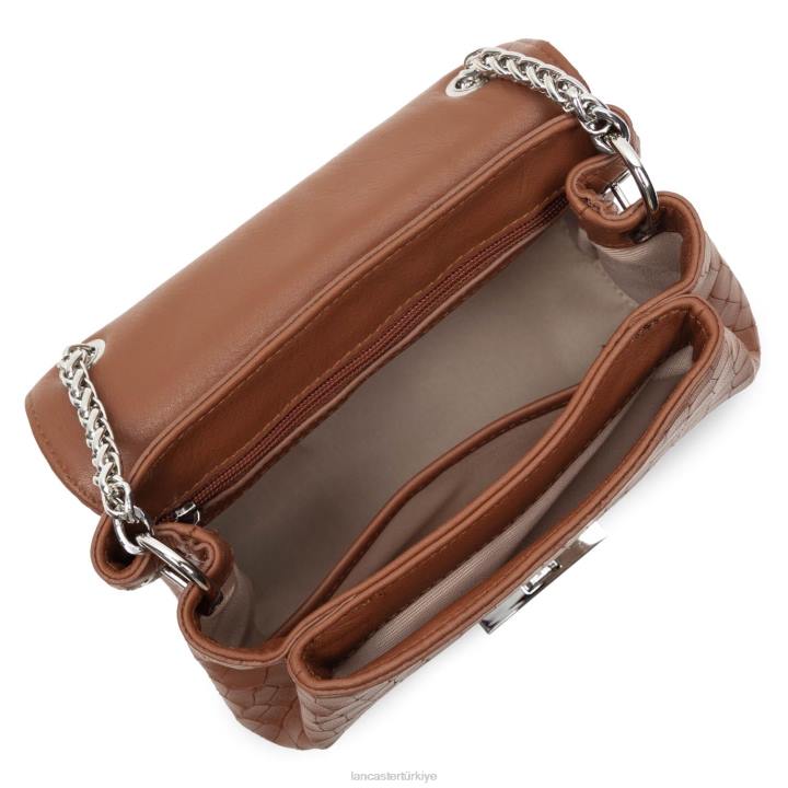 kadınlar çapraz çanta pia konyak timsahı Lancaster Paris çanta H0LP545