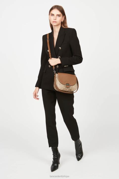 kadınlar çapraz çanta pia yeni deve iguanası Lancaster Paris çanta H0LP1769