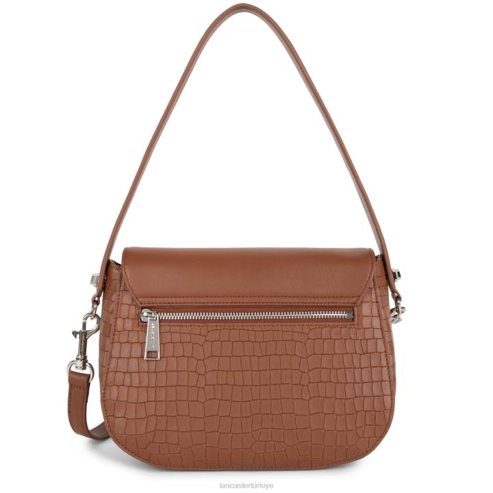 kadınlar çapraz çanta pia yeni konyak timsahı Lancaster Paris çanta H0LP1770
