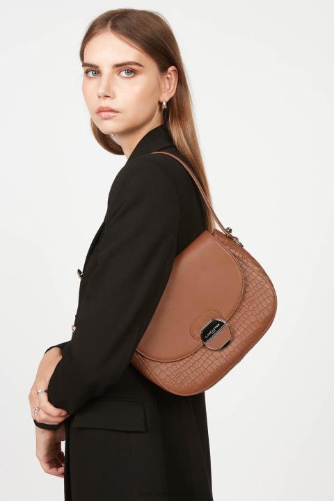 kadınlar çapraz çanta pia yeni konyak timsahı Lancaster Paris çanta H0LP1770