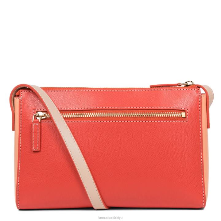 kadınlar çapraz askılı çanta Saffiano imzası Pastek-kanyon-poudre Lancaster Paris çanta H0LP2086