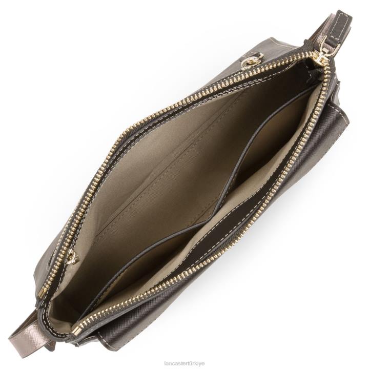 kadınlar çapraz askılı çanta Saffiano imzası cafe-vison-veya gül Lancaster Paris çanta H0LP2089