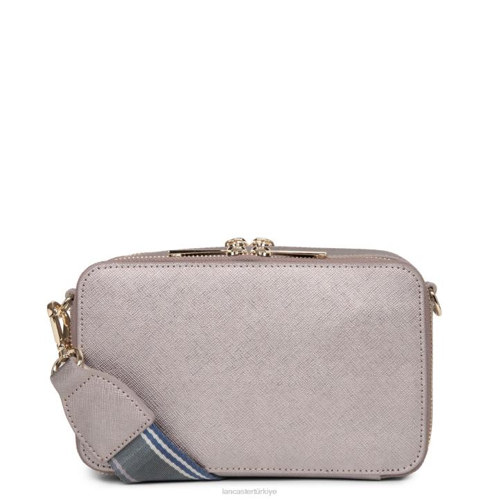 kadınlar çapraz askılı çanta Saffiano imzası veya gül Lancaster Paris çanta H0LP2080